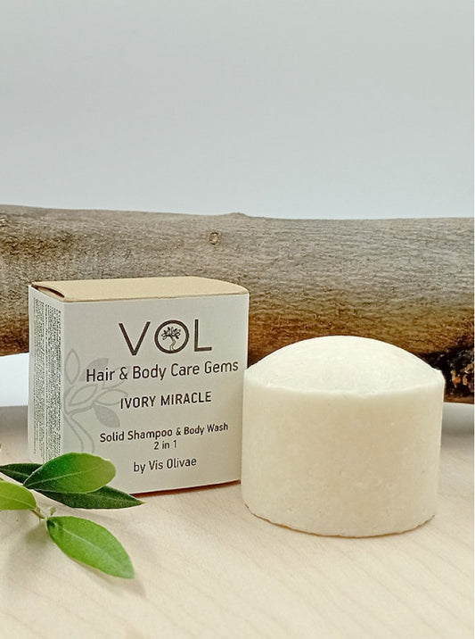 Ivory Miracle Shampoing & Gel Douche Solides 2 en 1 (70g)-Ivory Miracle Solid Shampoo & Shower Gel 2 in 1 (70g)